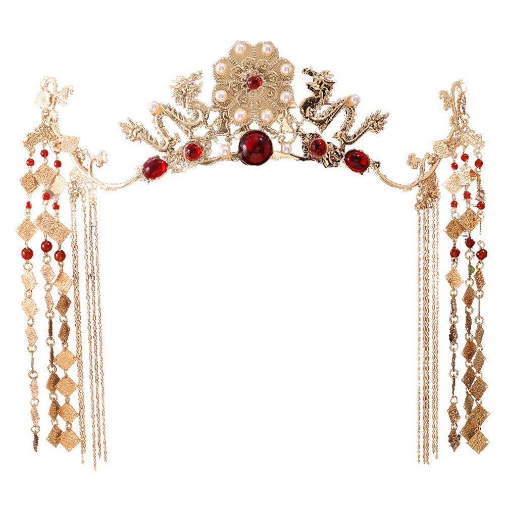 Step Shake For Girl Hair Disk Women Hair Fork Hanfu Hair Sticks Tassel Hairpins Hair Accessories