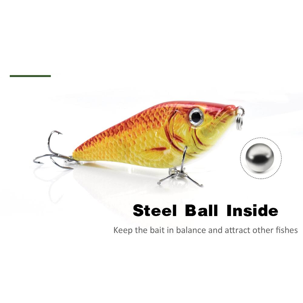 Рыболовная приманка гольяна 3,0 дюйма/0,5 унции, бионическая жесткая приманка, тонущая приманка, рывковая приманка, воблер, реалистичная