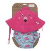 ZOOCCHINI Infant Water Water Pants Hat Baby Months Diaper, & Set, Pink, 12-24