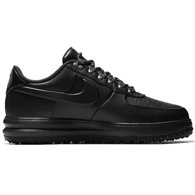 Nike Lunar Force 1 Duckboot Low 'Черный' (унисекс) Черные / Черно-черные скейт-шузы AA1125 001