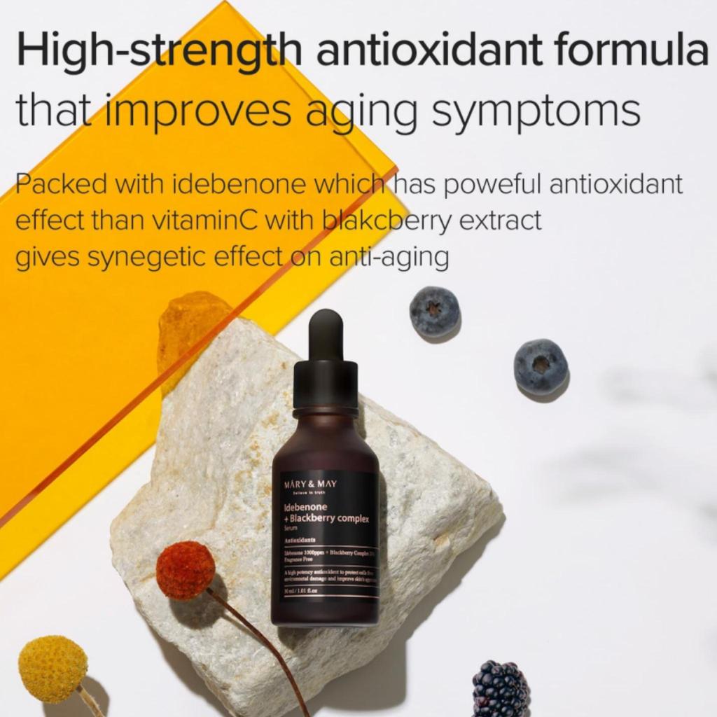 Mary&May Идебенон + комплексная сыворотка ежевики 30 мл