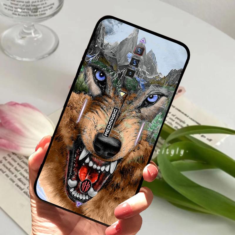 Чехол для ZTE Nubia Red Magic 6 Ударопрочный Мягкий ТПУ Силиконовый Чехол для Телефона Для ZTE Nubia Red Magic 6S Pro Capa Мультяшный RedMagic 6