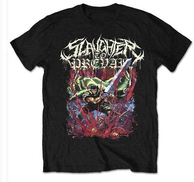Unisex Shirt Cotton Oversize Large Size Collection Slaughter To Prevail Cotton Gift For Fan All Size T-shirt
