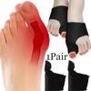 1 Pair Toe Protector Separator Toe Gel Socks Foot Care Black
