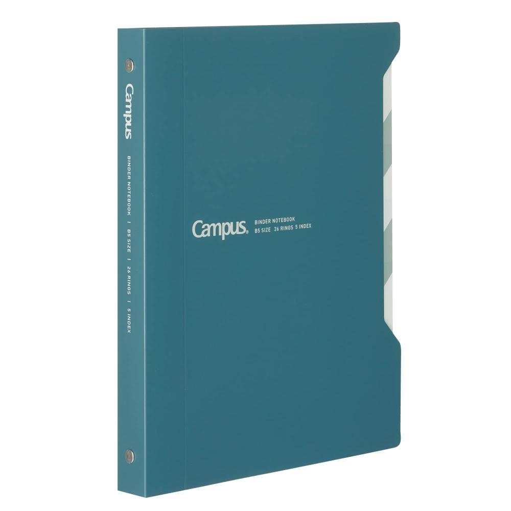 KOKUYO Папка-регистратор Campus Easy to Open с индексом 100 листов B5 26 отверстий темно-синий Lu-P337DB