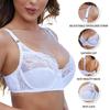 Women Bras Fashion Sexy Lace Bra Push Up Plus Size Bralette Thin Cup Underwire Bras Underwire Lingerie Underwear Top C D Cup