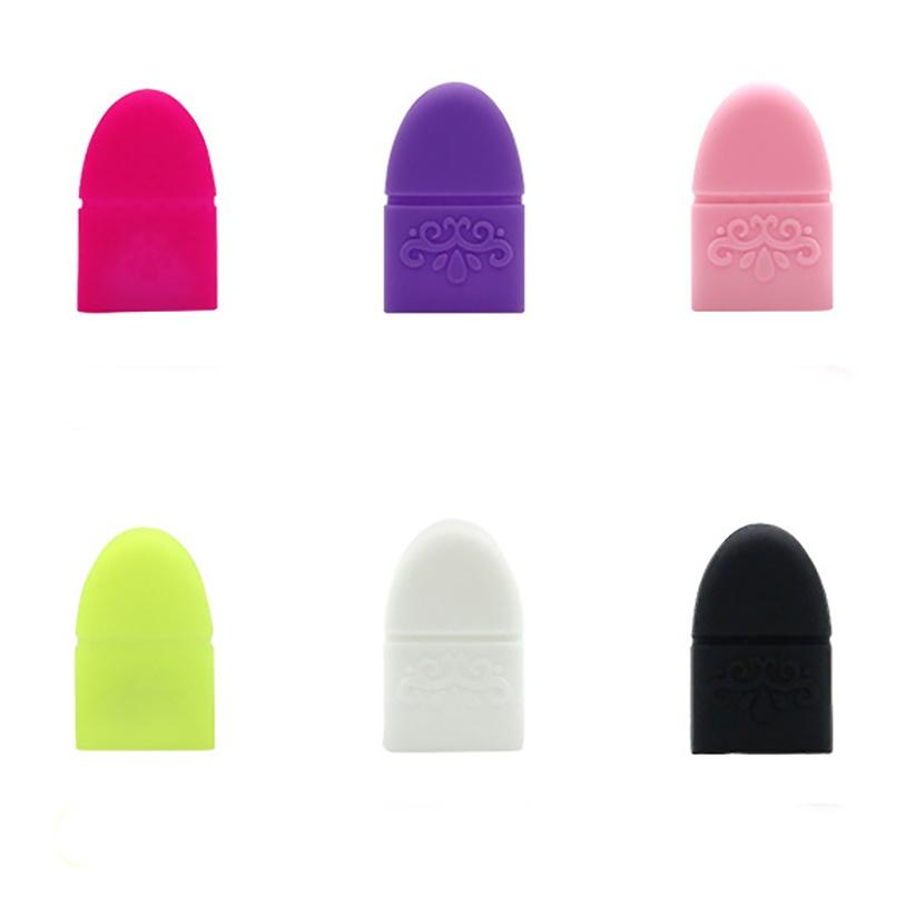 Зажим для лака для ногтей Soak Off Силиконовый колпачок УФ-гель для снятия лака Обертывания Обезжиривающее средство для кончиков пальцев Лак Маникюрный инструмент