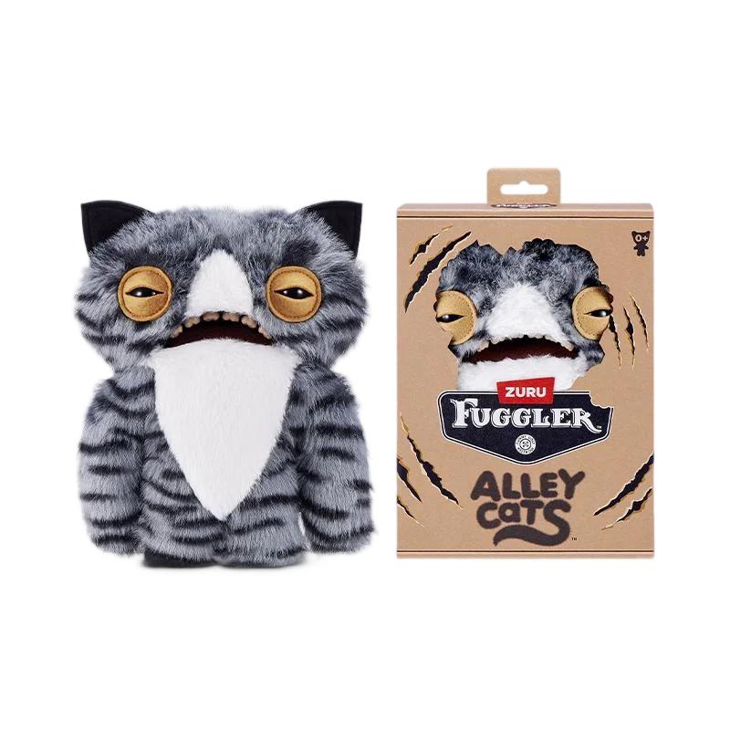 Плюшевые игрушки Fuggler Alley Cats Мягкие плюшевые игрушки Милые мультяшные куклы Смешные Фугглеры Монстр с уродливыми зубами Набивные куклы Игрушки-животные 22 см