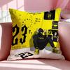 Rapper CCentral Cee Cushion Cover Breathable Linen Pillowcase Summer Odorless EcoFriendly Invisible Zipper Washable