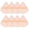 8Pcs Triangle Velvet Cosmetic Puff Make Up Sponges Wet Dry Use for Face Eye Contouring Shadow Cosmetic Foundation Makeup Tool