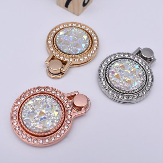 Держатель-кольцо для пальца, Металлический универсальный с вращением на 360 градусов, Стразы, Кольцо для телефона в виде карманных часов