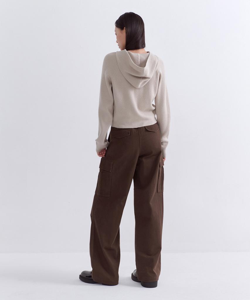 MUSINSA STANDARD WOMAN Women'S Fleece-Lined Wide Cargo Pants [Baroque Brown]