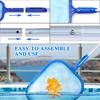 Durable Swimming Pool Leaf Skimmer Net with Telescopic Pole Easy Cleaning for Pools, Spas, and Ponds