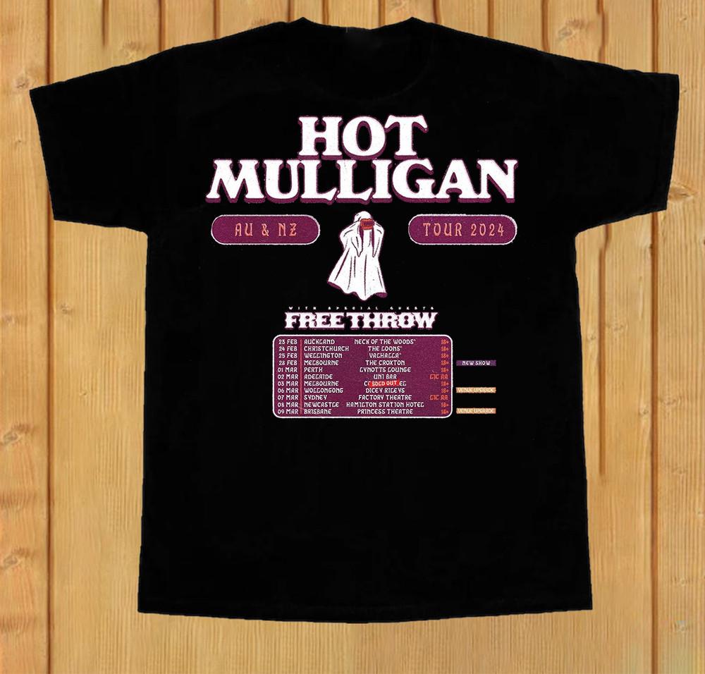 Hot Mulligan Тур 2024 Почему бы мне посмотреть Унисекс Футболка Все Размеры от S до 5XL PR501 Унисекс Футболка