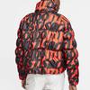 Nike Puffer Jackets Women's Orange Stand Collar Thickened Puffer Jacket CI5024-891