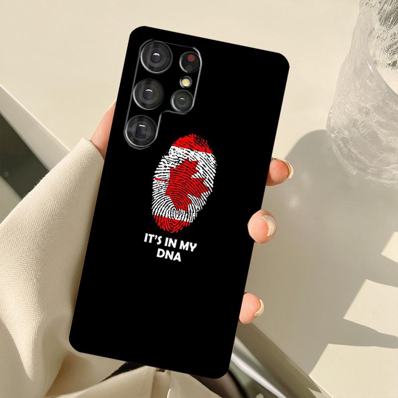 Canada Canadian Flag Case For Samsung Galaxy S23 S22 S21 Ultra Note 20 S8 S9 S10 Note 10 Plus S20 FE S21 FE Cover