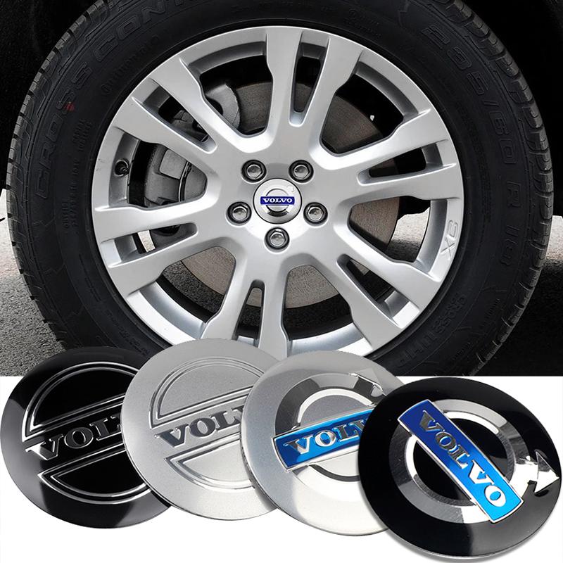 4PCS 56mm Car Wheel Hub Center Cap Logo Emblem Sticker for Volvo XC60 XC90 S60 S90 XC40 V60 V90 V50 T6 Auto Exterior Accessories