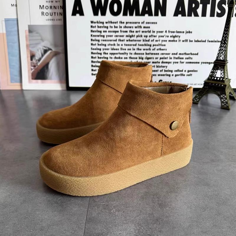 Замшевые женские туфли на плоской подошве, повседневные ботильоны на платформе, женские модные кроссовки 2024 года, зимние удобные кроссовки для бега, новые женские туфли Zapatillas