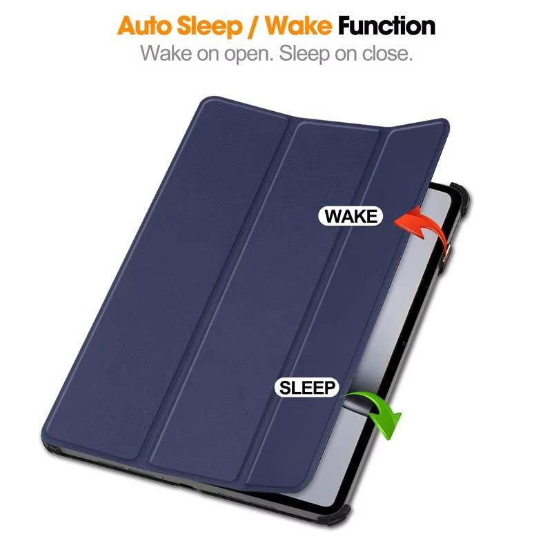 2025 Новый Дизайн на Заказ 3-Складной Чехол-Книжка Smart Case из PU Кожи для Redmi K Pad 8.8 Дюймов Защитный Чехол