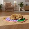 Waterproof Pet Dog Cooling Mat Anti-Slip Pet Rest Cushion Cartoon Pet Sleeping Pad  Summer