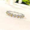 Aesthetic Little Daisy Rings for Women Simple Stylish Bridal Wedding Party Finger Ring Delicate Love Gift Fashion Jewelry