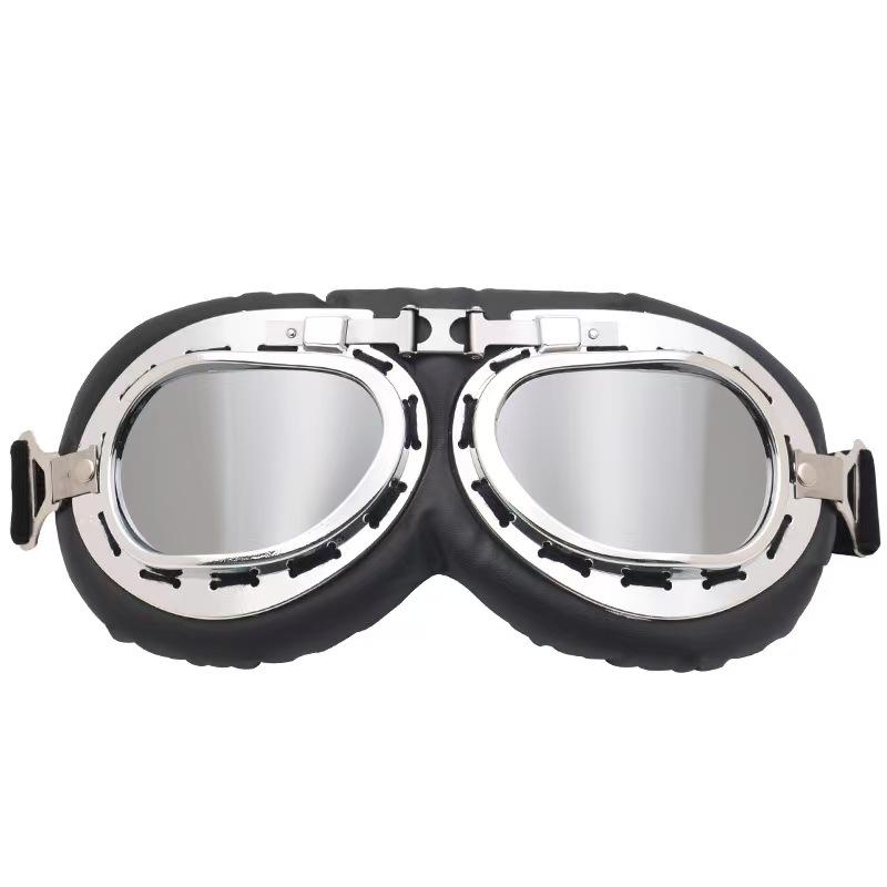 2026 Tactical Safety Outdoor Cycling Protective Goggles 2.2mm Glass Lens UV Protection Scratch Resistant Adjustable Temples