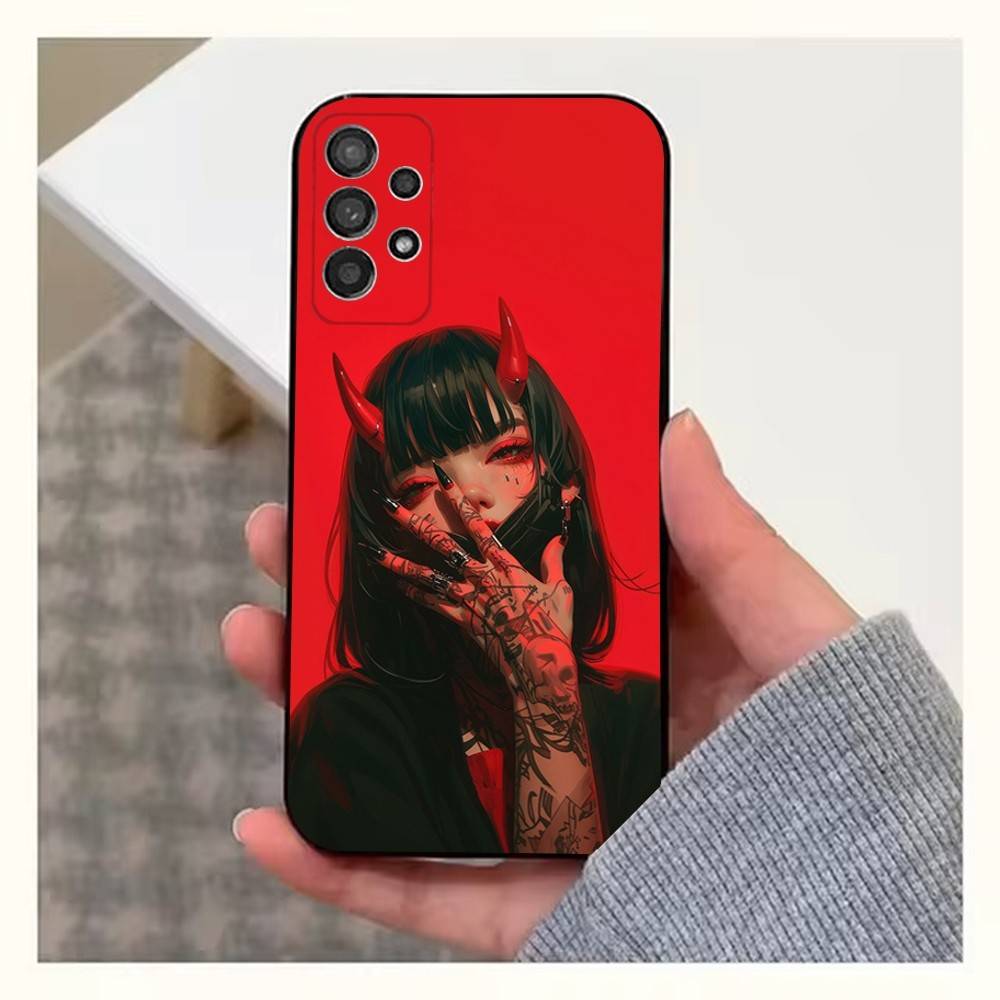 Картина Арт Женщина-Воин Телефон Для Samsung S25,S10,S20,S10,S21,S9,S24,S23,Ultra,FE,Plus,Lite,Мягкий Силиконовый Черный Чехол