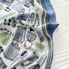 Scarf with print, women' synthetic silk, gift scarf, 70x70