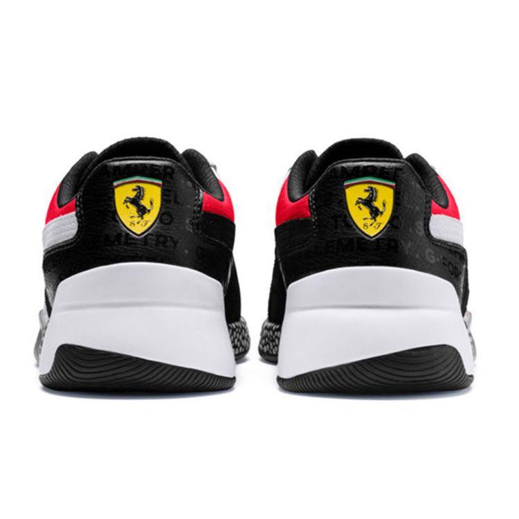 Scuderia Ferrari X Puma Speed Hybrid Black White Rosso Corsa Men Sneakers 306395-01