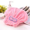 Women's Coral Fleece Quick Dry Hair Cap Tool Drying Hat Bathing Towel Bath