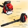 Backpack Gas Leaf Blower, 75.6cc 2 Stroke Engine, 850CFM, 200MPH, High Power Gasoline Leaf Blower, 2.3L Fuel Tank, Ergonomic Blower for Leaf, Sand,
