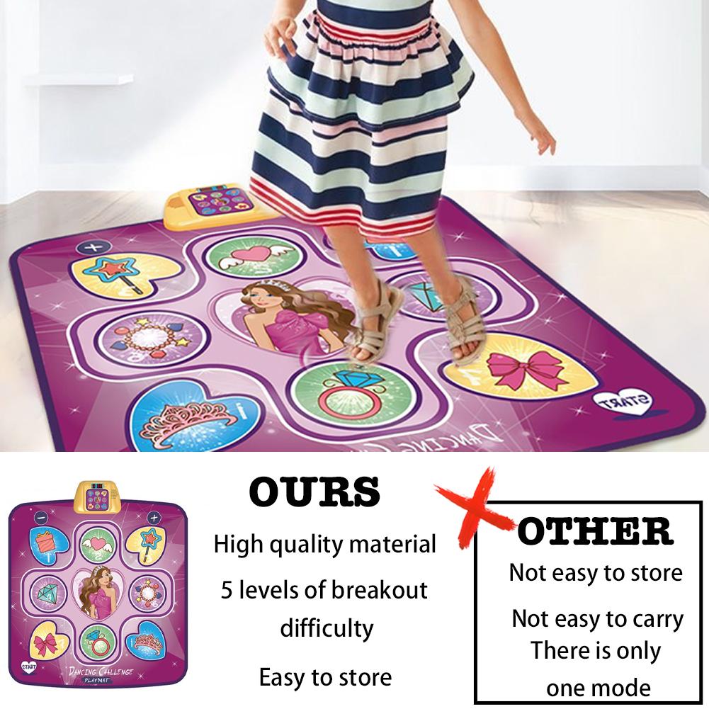 Электрический танцевальный коврик, игровой автомат «родитель-ребенок», интерактивная клавиатура, электронное одеяло, одеяло D1T2