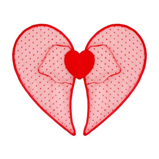 Крылья бабочки в форме сердца Красочный костюм для взрослых и детей Реквизит для выступления на вечеринке в честь Дня святого Валентина