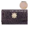 ANNA SUI Вместительный Мини-Ключница Натуральный Фиолетовый Мульти-Кейс (316906) - Кошелек, Кожаный, Тисненый, [96]