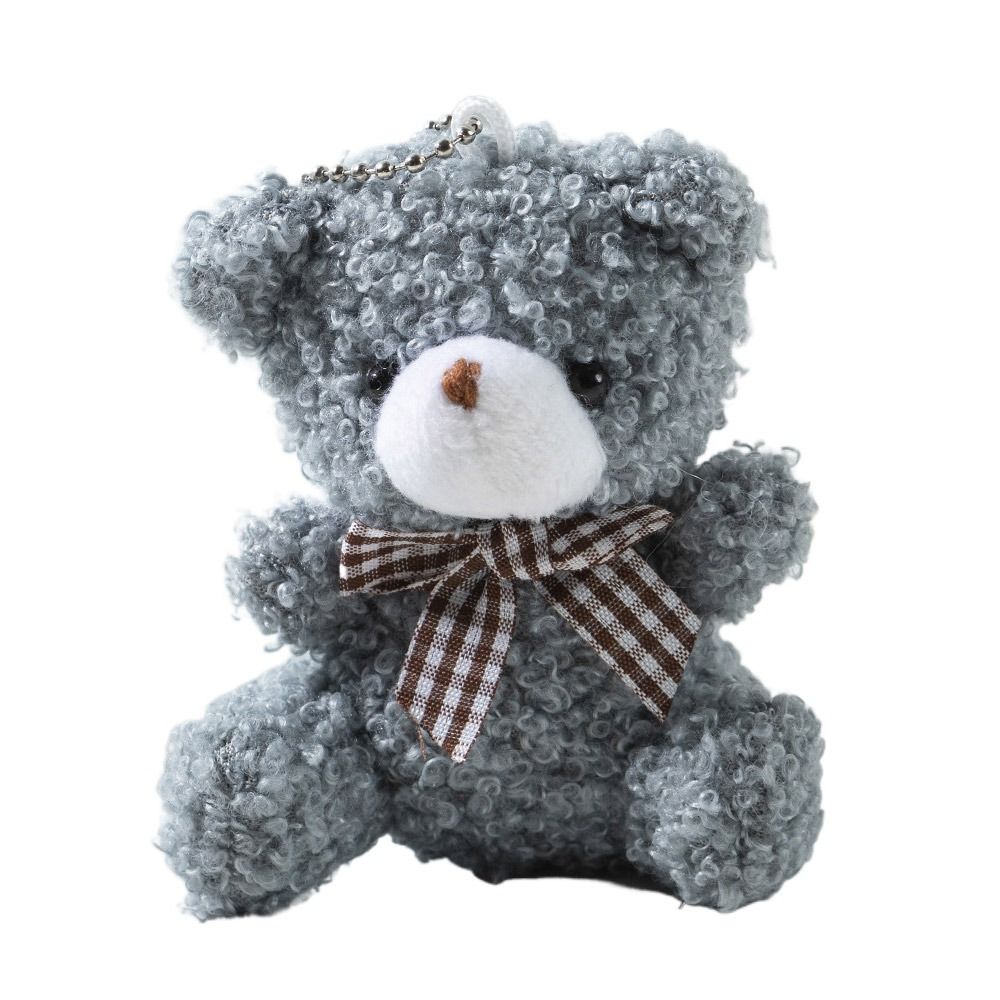 Многоцветный плюшевый медведь брелки подвеска подвеска чучело медведь мультфильм галстук-бабочка медведь кукла универсальный