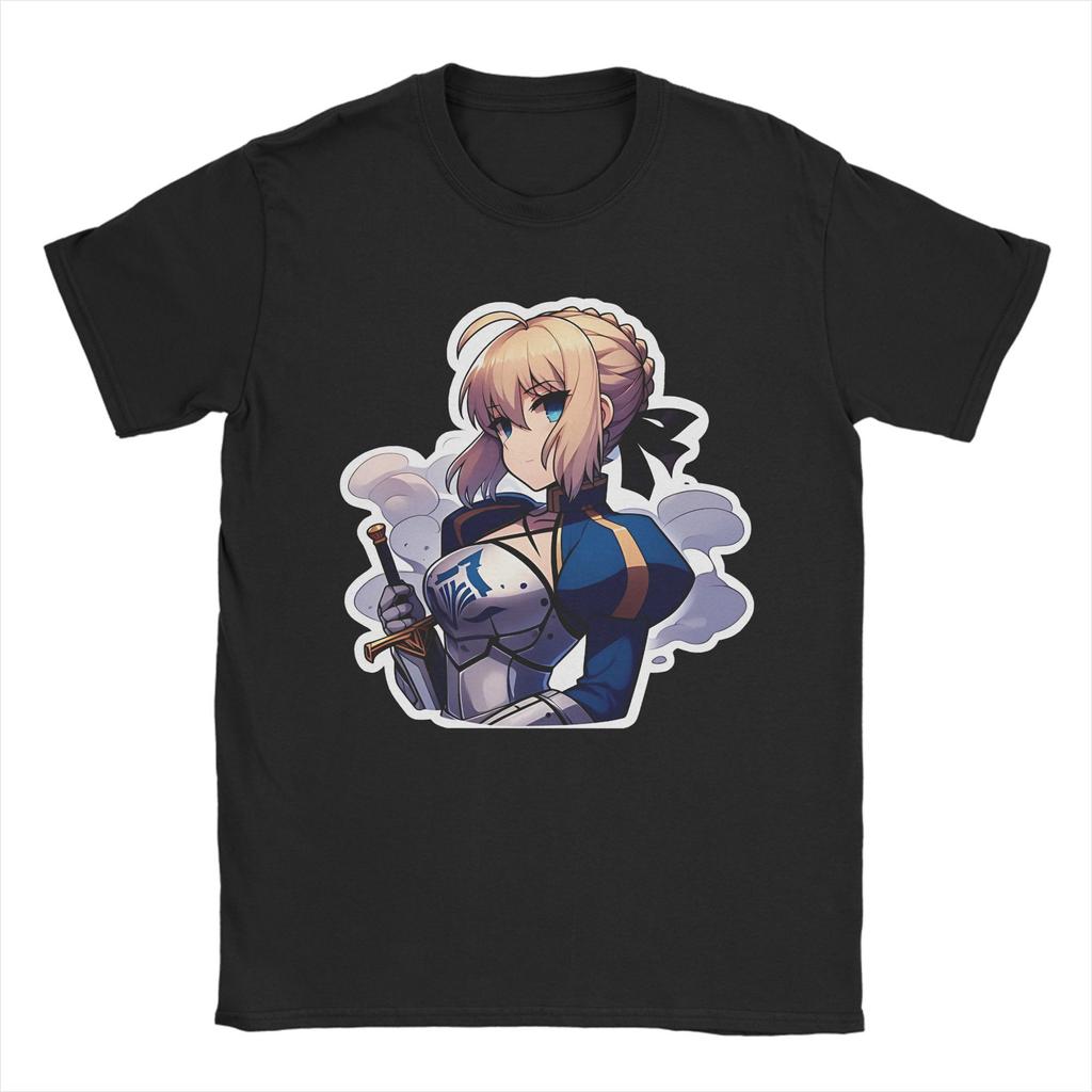 Футболки Jeanne Alter Avenger из чистого хлопка, оригинальные футболки с круглым вырезом Fate Stay Night Fgo, одежда с коротким рукавом 4XL 5XL