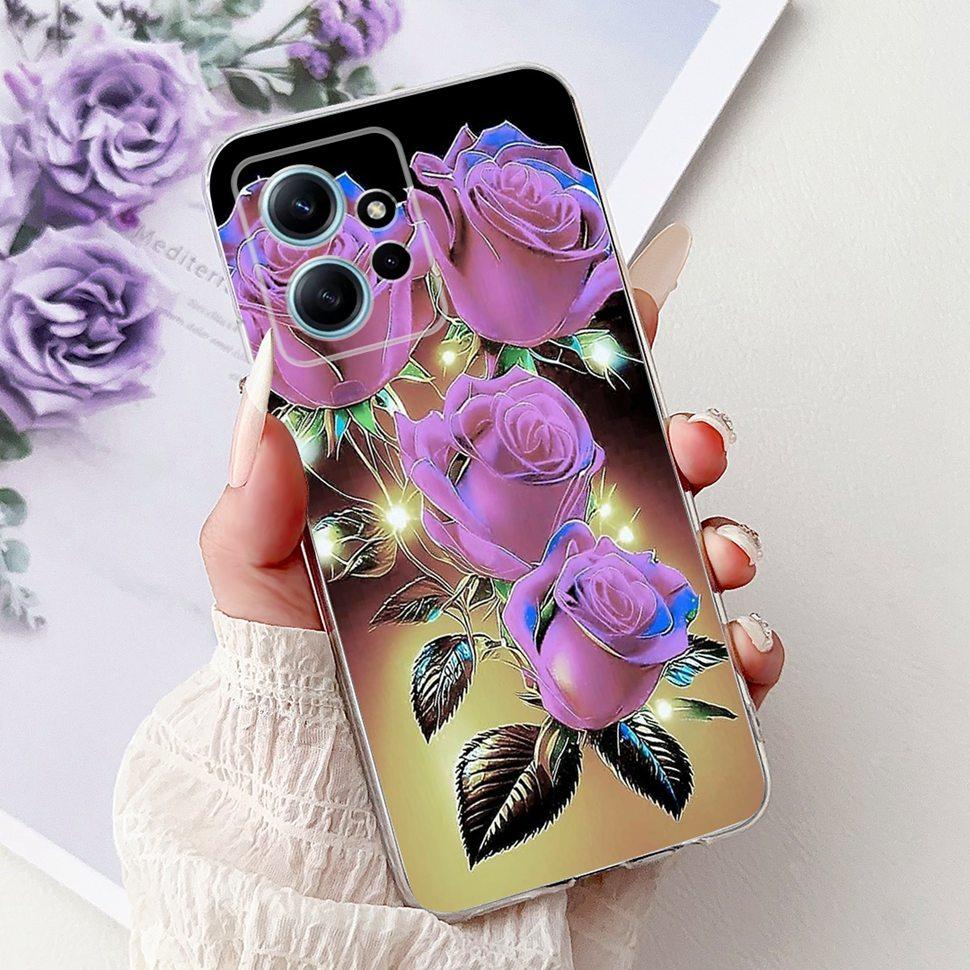 For Xiaomi Redmi Note 12 4G Case Cute Cartoon Girls Cover Soft TPU Phone Case For Redmi Note 12 Note12 4G 5G Fundas Bumper