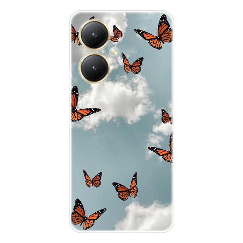 Для Vivo Y27 4G Y 27 5G чехол Мягкая силиконовая задняя крышка Чехол для телефона с рисунком из мультфильма Разнообразие