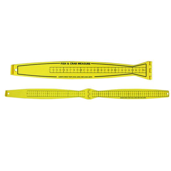 Fish Measuring Board Portable Folding Fishing Ruler Versatile Use Easy To Read Double-Sided Fish Measuring Ruler Tool