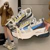 Paris Retro Fried Street Shows Small Feet and Increases Height Thick-soled Women's New Autumn Light Sneakers