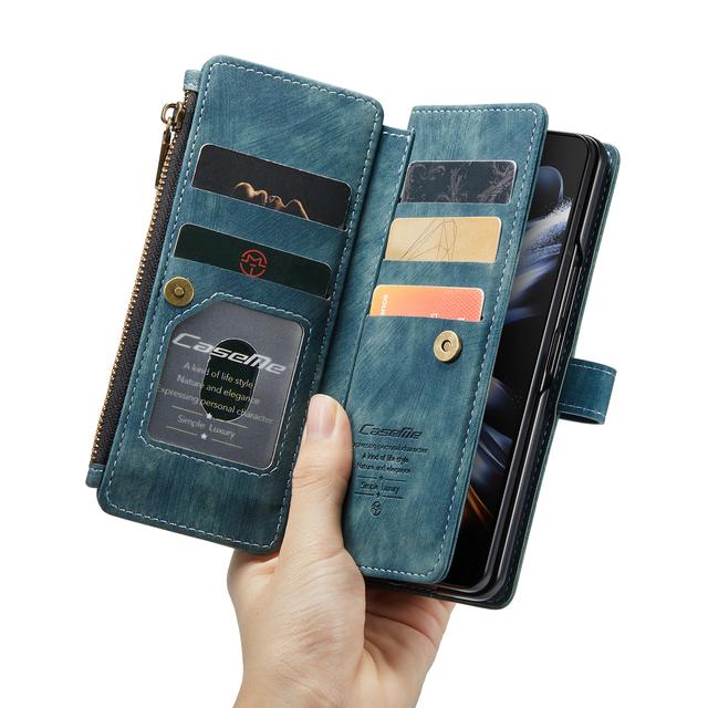 Shockproof Full Body Protective Wallet Bag Case For Samsung Galayx Z Fold 4 5g Fold4 Fold3 Fold 3 S23 Ultra S22 Plus S21 Fe