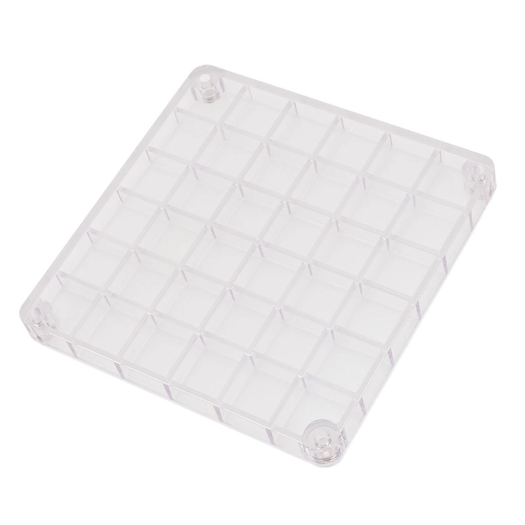 Акриловый магнитный ящик для демонстрации ракушек, прозрачный, 36 ячеек, декоративный ящик для хранения, органайзер, контейнер