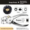 Dual-Purpose Eyelet Hole Punch Pliers Kit Labor-saving Heavy-Duty Leather Punch Tool Multi-functional