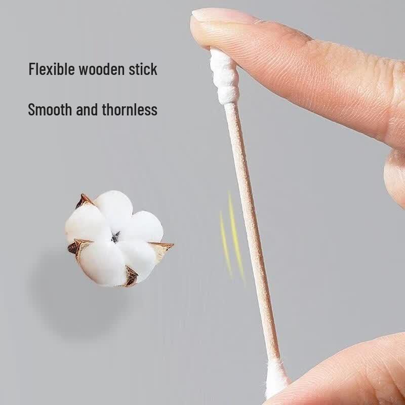 JINGRUIXIANG Double-headed Cotton Swabs