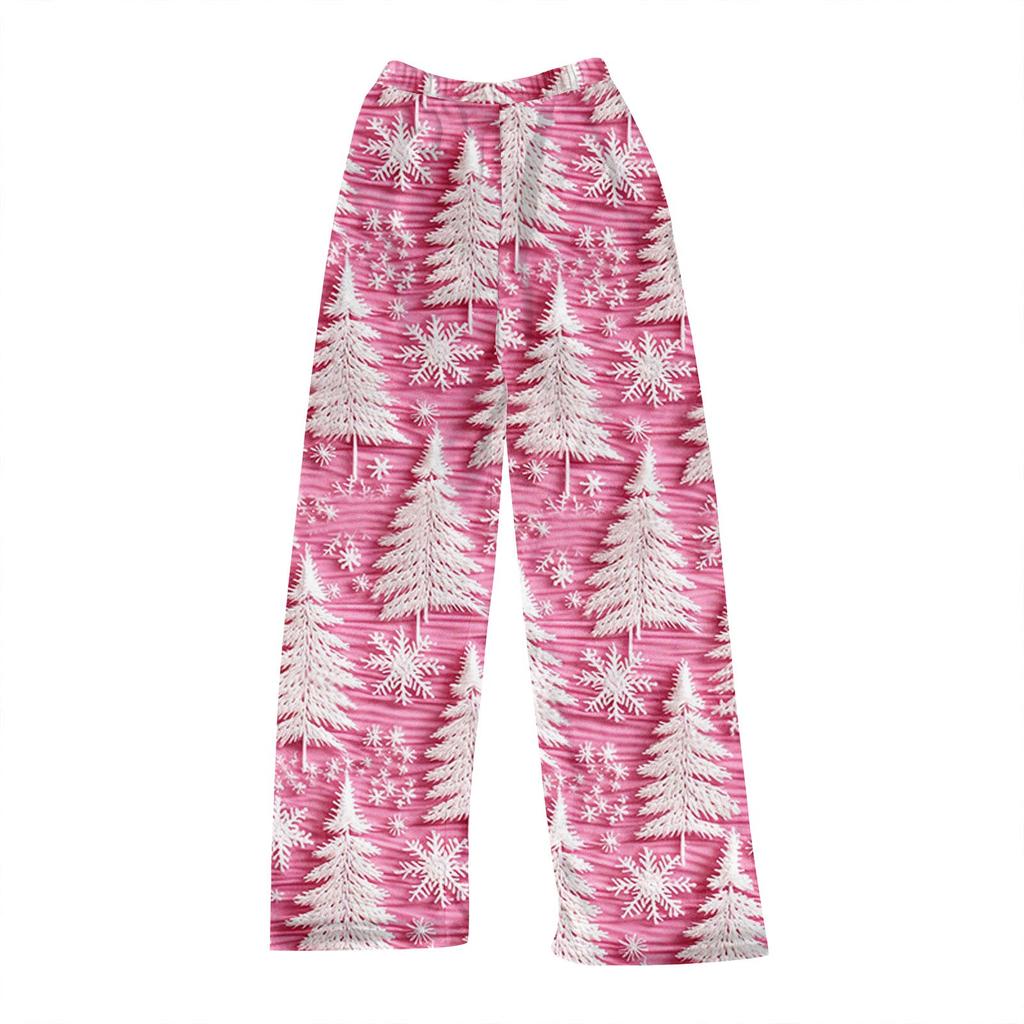 Женские зимние клетчатые брюки, длинные брюки, спортивные брюки