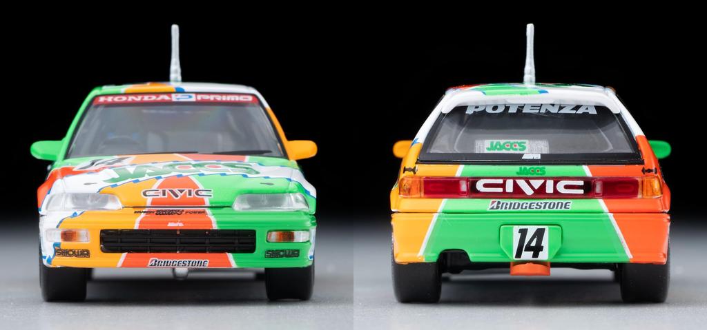 Tomica Limited Vintage Neo 164 LV-N229b JACCS-CIVIC 1992 Specification Completed Product