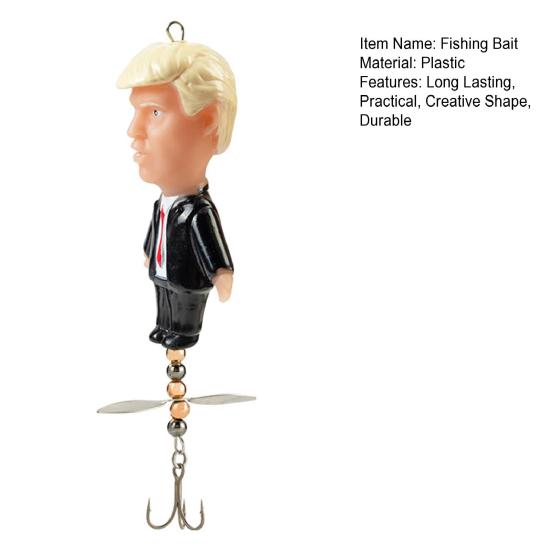 Вращающаяся рыболовная приманка с тройником, устойчивая к разрыву, защищенная от укусов, компактный дизайн, портативная, поверхностная, блесна-лепесток, твердая приманка