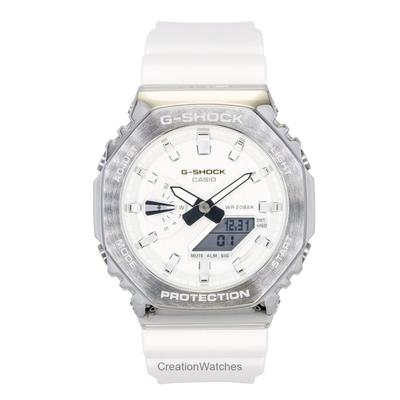 G-Shock G-Steel Аналогово-цифровые Лимитированная серия Белый циферблат Кварцевые GM-2110SH-7A 200M Мужские часы