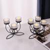 Decor Candlelight Dinner Props Iron Candle Stand Romantic Table Decoration Bedroom