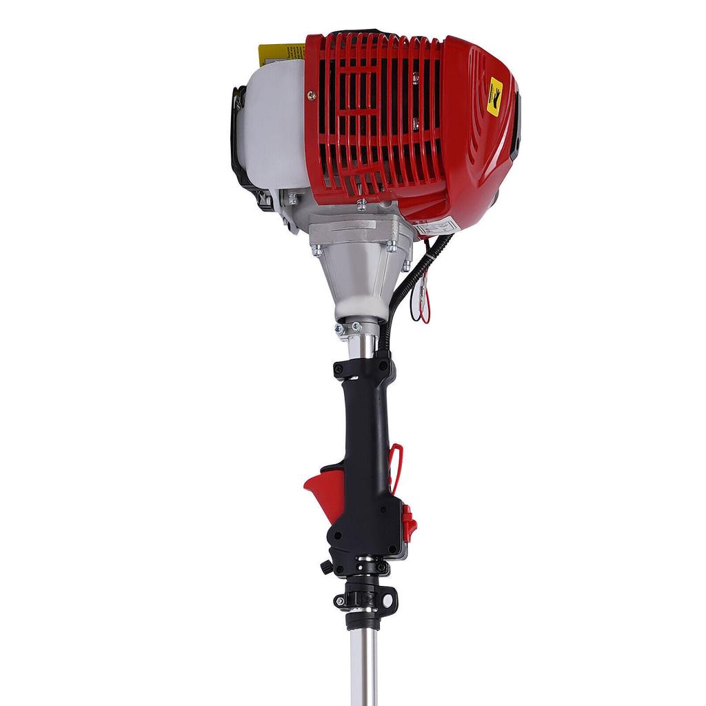 Газовый двигатель 52CC 2Stroke Ручная подметальная машина для уборки травы и газона на подъездной дорожке Искусственный двигатель с воздушным охлаждением Чистка травы и снега Подметальная машина для листьев